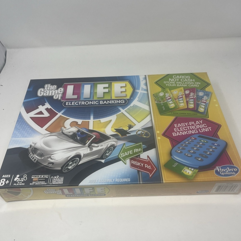 The Game of Life Electronic Banking Board Game Hasbro Gaming NEW!